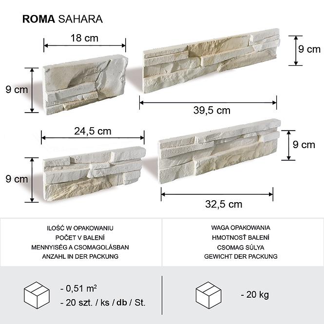 Betónový Obkladový Kameň Roma Sahara,6