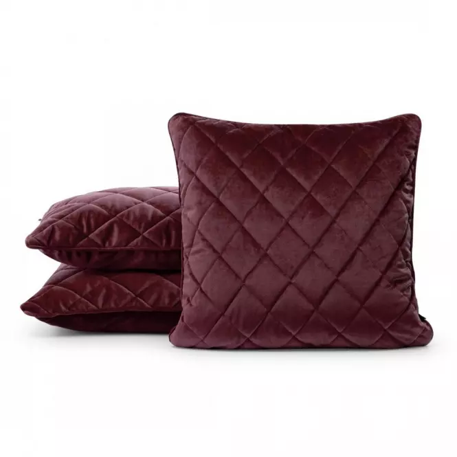 Obliečka na vankúš Velvet/28/F 50x50 bordová 387716,3