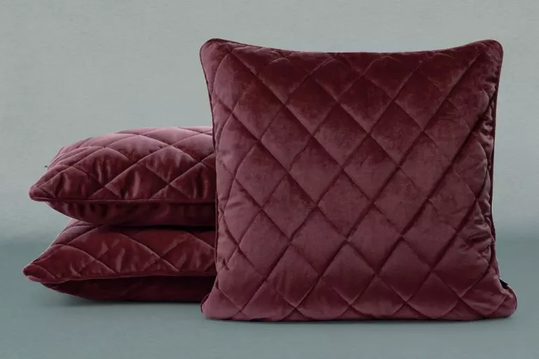 Obliečka na vankúš Velvet/28/F 50x50 bordová 387716,6