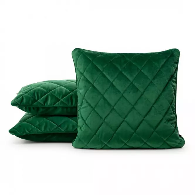 Obliečka na vankúš Velvet/28/G 50x50 tmavozelená 387714,3