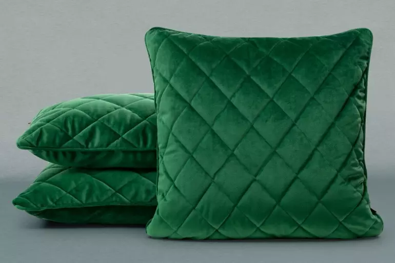 Obliečka na vankúš Velvet/28/G 50x50 tmavozelená 387714,6