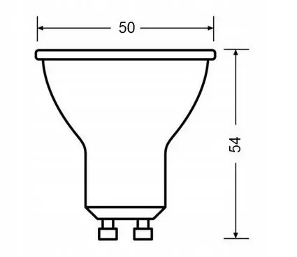 Žiarovka LED Osram  GU10 4,5W 4000K,3