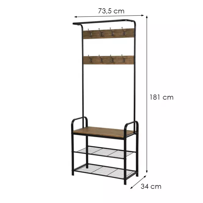 Predsieňový nábytok Fremont 21298D vintage,2