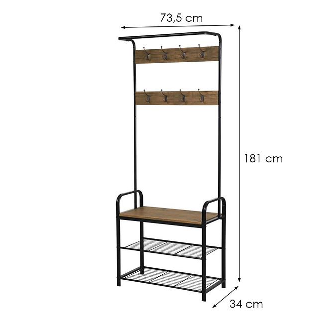 Predsieňový nábytok Fremont 21298D vintage,2
