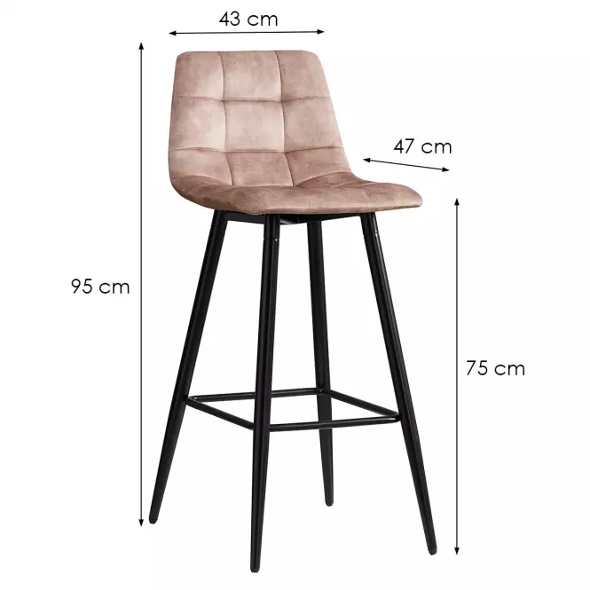 Barová stolička Logan TC-2064C Adore 12,2