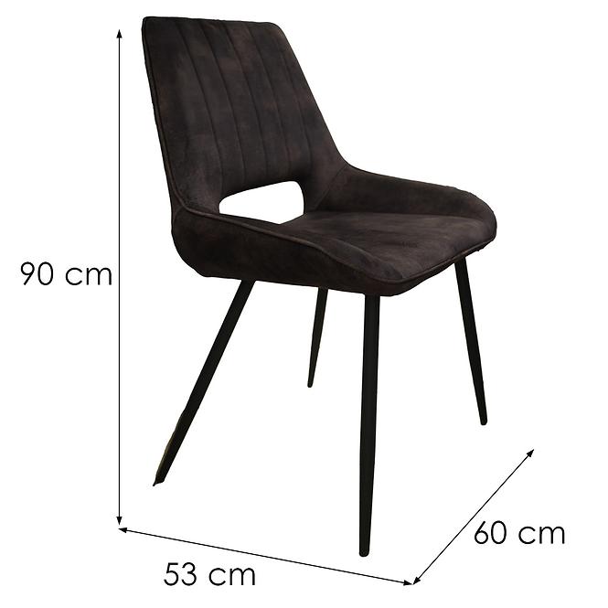 Stolička Quinn TC-1780V hnedá