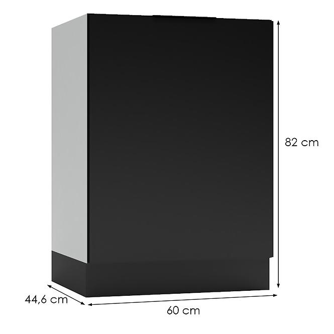 Kuchynská skrinka Mina D60PC čierna