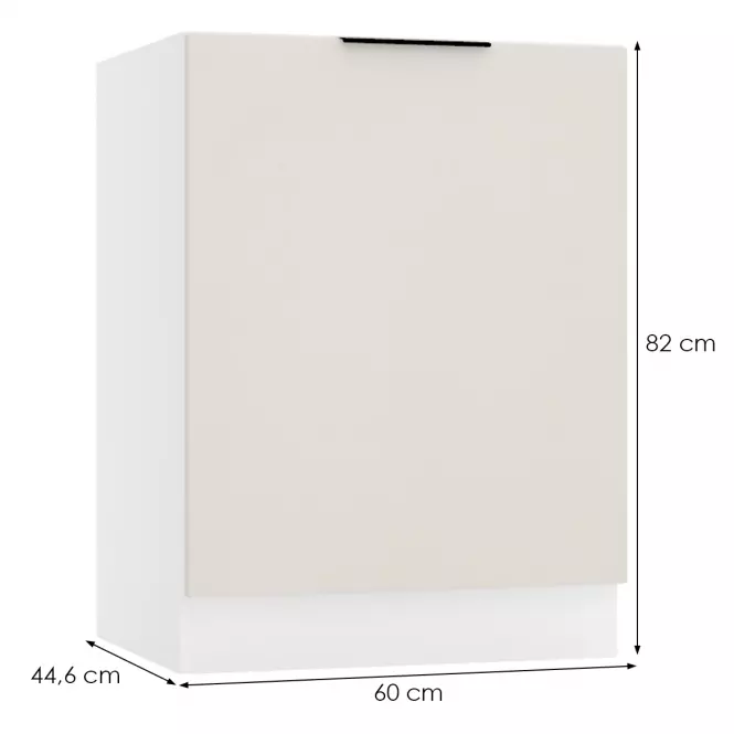 Kuchynská skrinka Sonja D60PC béžový