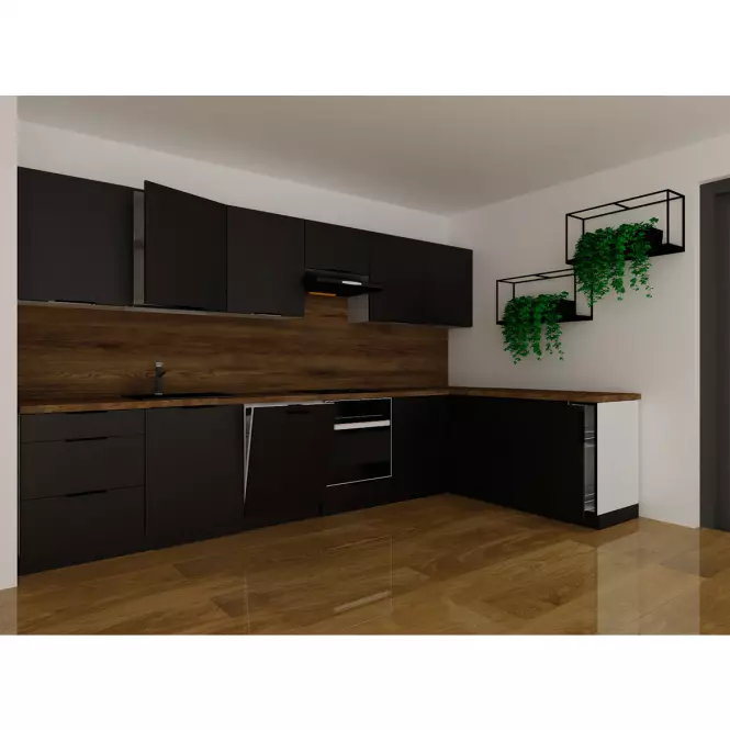 Kuchynská linka Mina 240 čierna