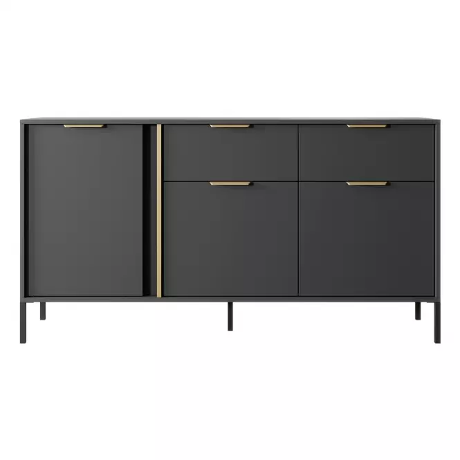 Komoda LARS 153 3D2S Antracit