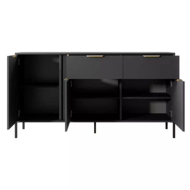 Komoda LARS 153 3D2S Antracit
