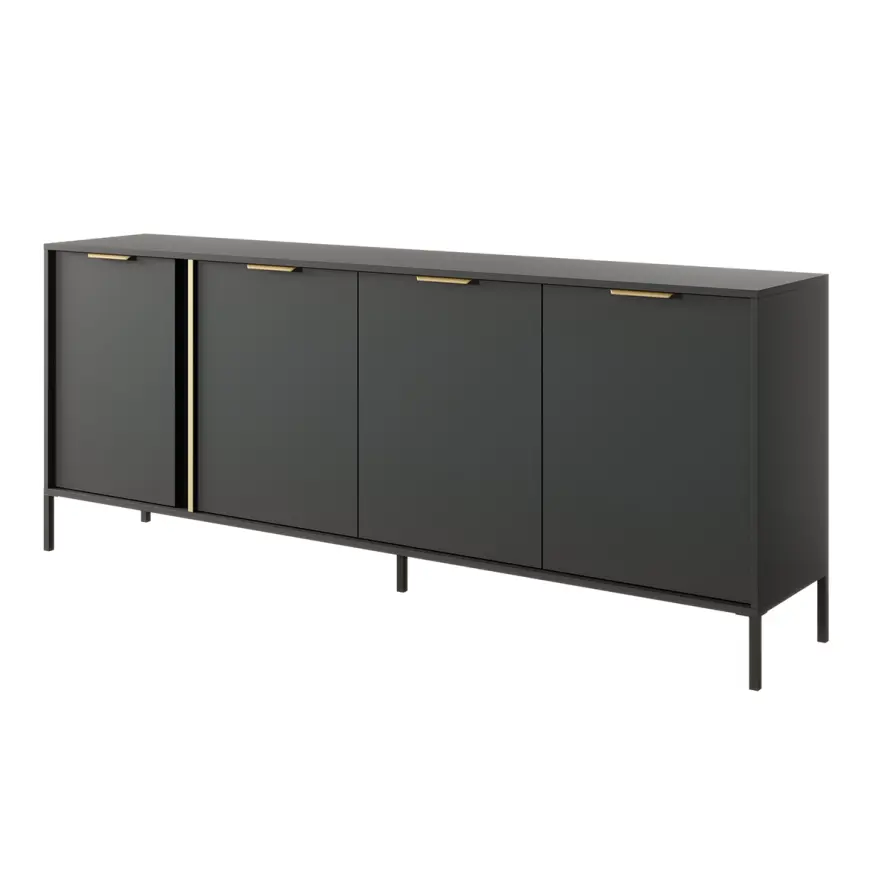 Komoda LARS  203 4D Antracit