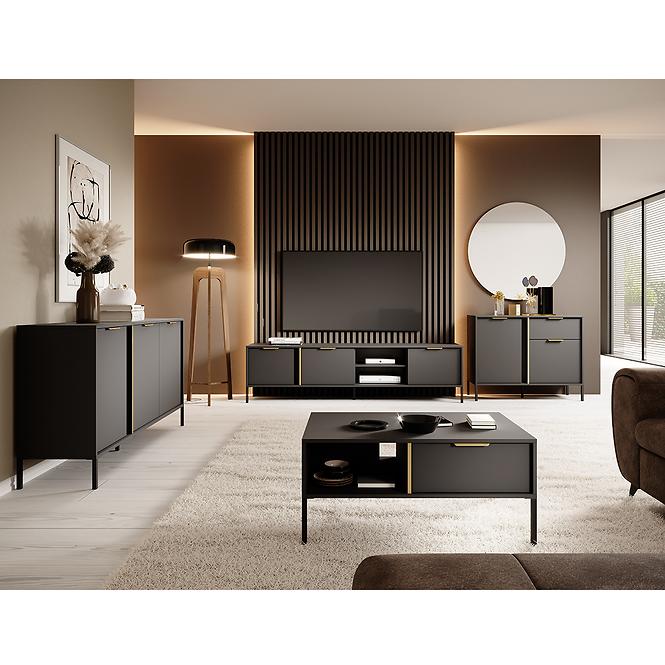 Komoda LARS  203 4D Antracyt