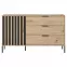 Komoda TALLY 138 D3S artisan dub/antracit,2