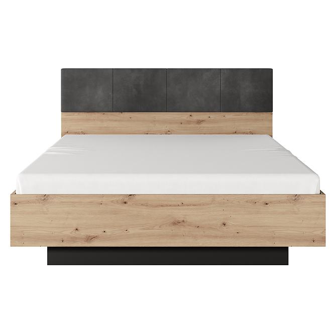 Posteľ 160 TALLY artisan dub/antracit,2
