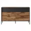 Komoda MILTON 138 6S gaštan/antracit,2