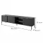 TV stolík RTV LARS F 203 Antracit,2