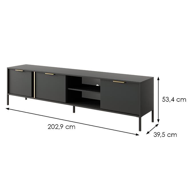 TV stolík RTV LARS F 203 Antracyt