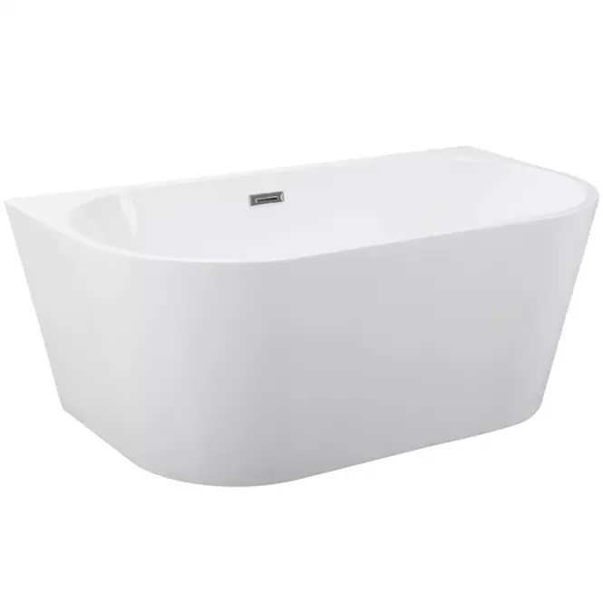 Voľne stojaca vaňa prístenná Vica New 170/80 + sifón klik klak s prepadom slim čiernym