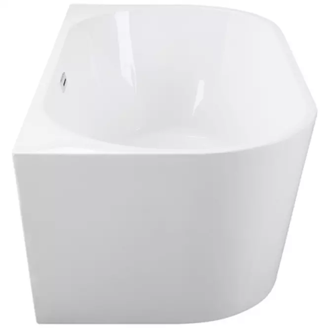 Voľne stojaca vaňa prístenná Vica New 170/80 + sifón klik klak s prepadom slim čiernym