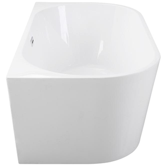Voľne stojaca vaňa prístenná Vica New 170/80 + sifón klik klak s prepadom slim čiernym