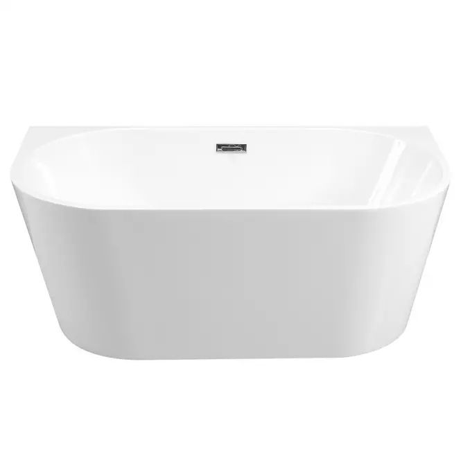 Voľne stojaca vaňa Vica New 150/80 so sifónom Klik Klak s obdĺžnikovým prepadom slim chróm,2