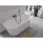 Voľne stojaca vaňa Vica New 150/80 so sifónom Klik Klak s obdĺžnikovým prepadom slim chróm,6