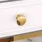 Toaletný stolík Goldin 10 biely lesk,7