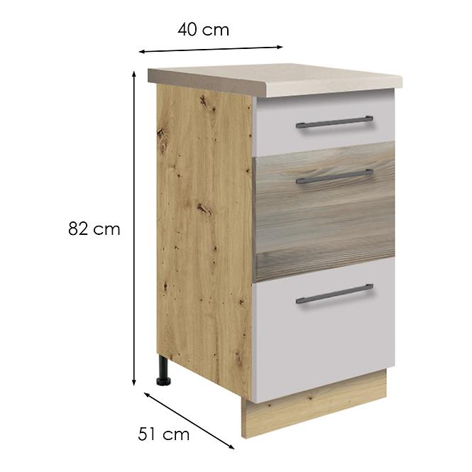 Kuchynská skrinka 1d latte wood,2