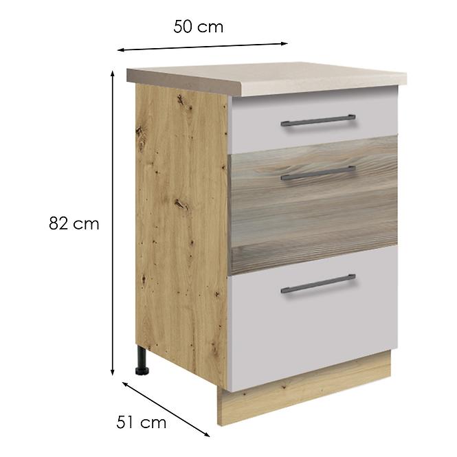Kuchynská skrinka 1d latte wood,2