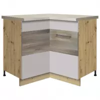 Kuchynská skrinka 16d uni latte wood police