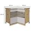 Kuchynská skrinka 16d uni latte wood police,2