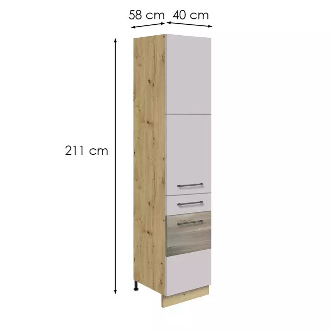 Kuchynská skrinka 19d latte wood