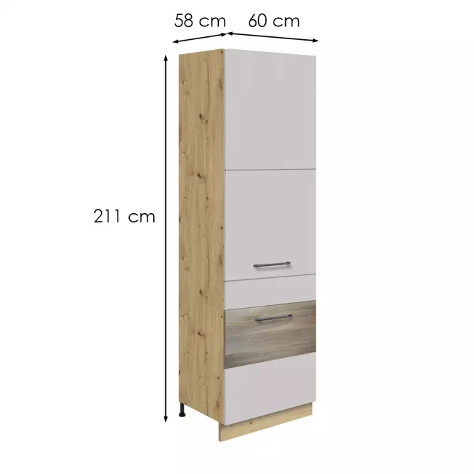 Kuchynská skrinka 21d latte wood