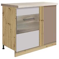 Kuchynská skrinka 24d l latte wood police