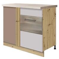 Kuchynská skrinka 25d p latte wood police
