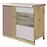 Kuchynská skrinka 25d p latte wood police