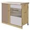 Kuchynská skrinka 25d p latte wood police