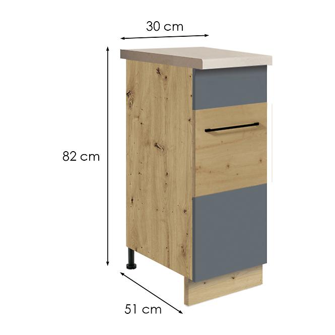 Skrinka do kuchyne Infinity 26D GREY cargo,2