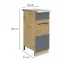 Skrinka do kuchyne Infinity 26D GREY cargo,2
