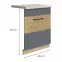 Skrinka do kuchyne Infinity ZM60 GREY,2