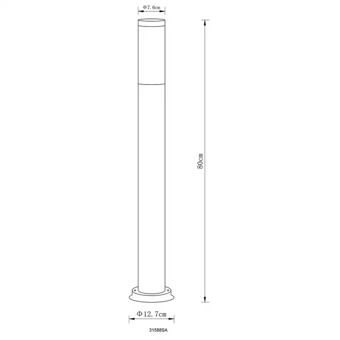 Lampa Boston 31588SA 15W antracit LS1