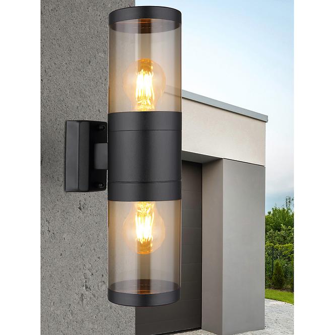 Nástenná lampa Xeloo 32014-2BS 60W Čierna K2