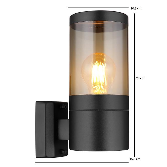 Nástenná lampa Xeloo 32014BS 60W Čierna K1