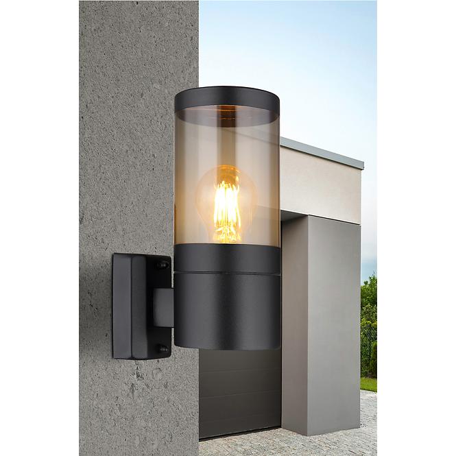 Nástenná lampa Xeloo 32014BS 60W Čierna K1