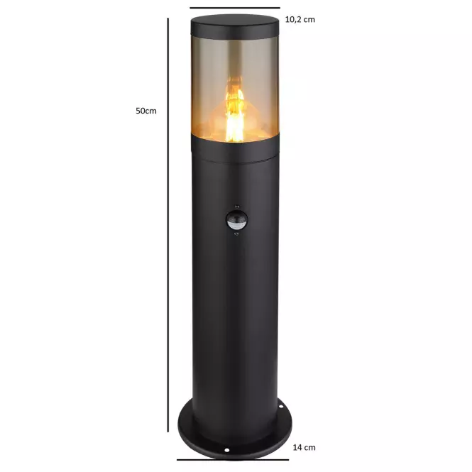 Lampa Xeloo 32015BSS 60W čierna S LS1