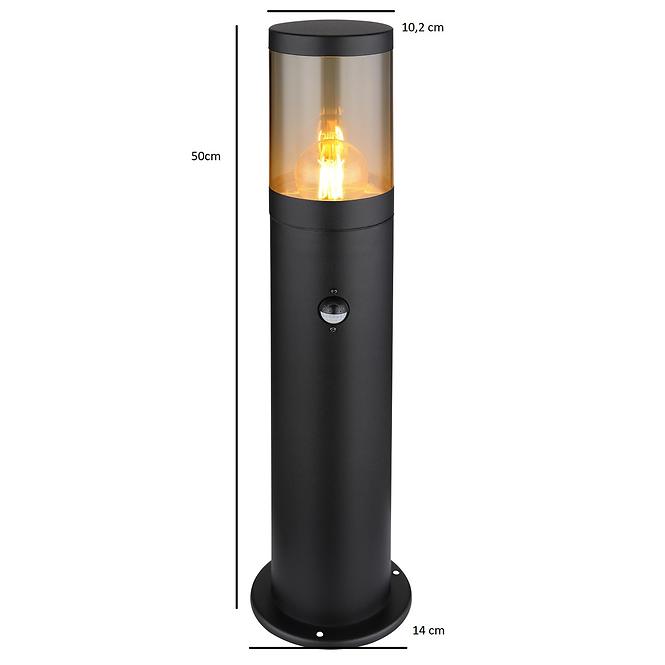 Lampa Xeloo 32015BSS 60W čierna S LS1