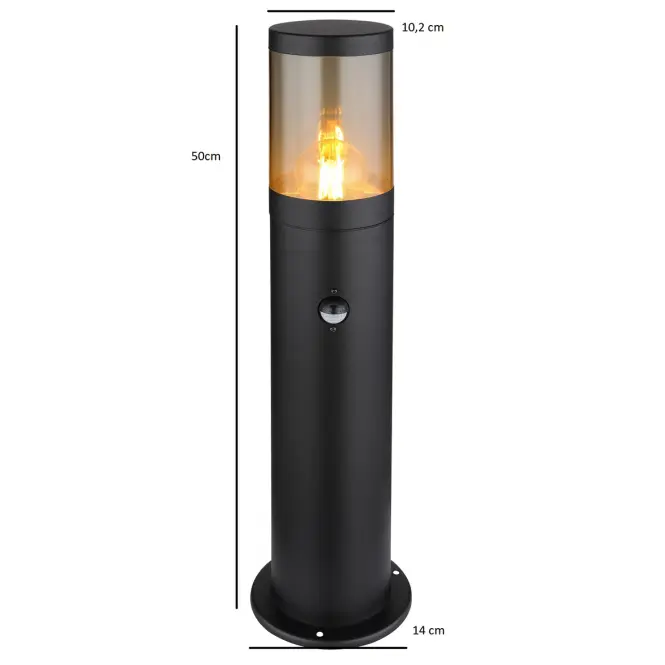 Lampa Xeloo 32015BSS 60W čierna S LS1,3