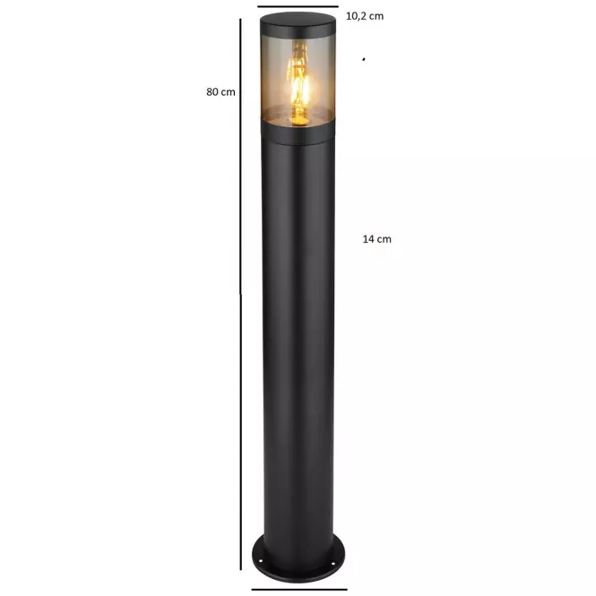 Lampa Xeloo 32016BS 60W čierna LS1