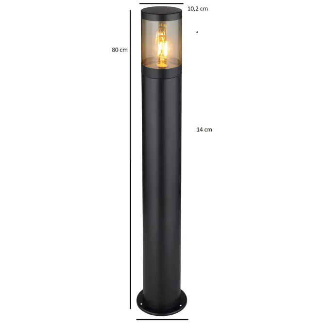 Lampa Xeloo 32016BS 60W čierna LS1,3